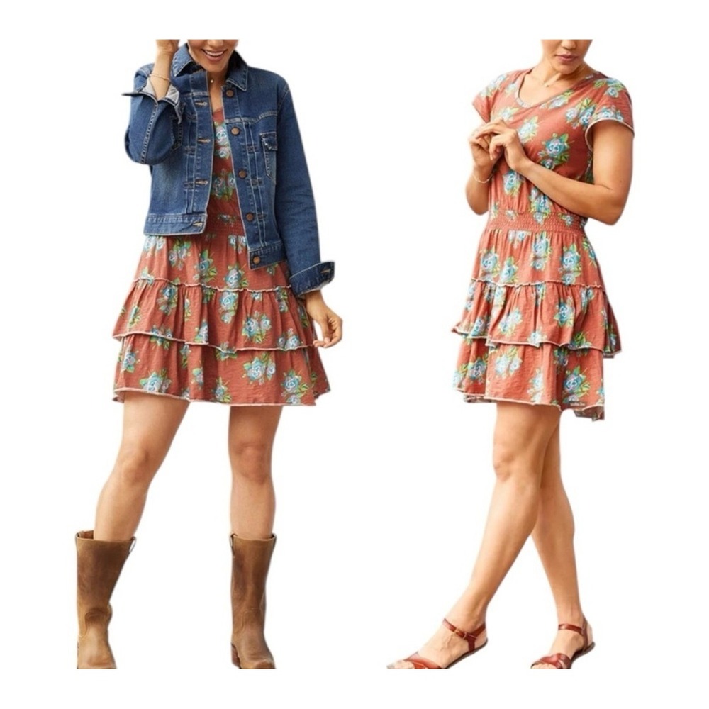 Matilda Jane Brilliant Daydream Looks‎ to Frill Dress Small Tiered Ruffle Floral